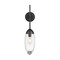 Z-Lite Arden Wall Sconce, 1-Light, 4.5 In.W x 7 In.L x 21.5 In.H, Matte Black/Clear 651S-MB - alternate 7